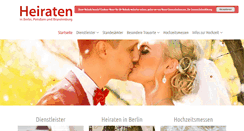 Desktop Screenshot of inberlinheiraten.de