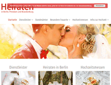 Tablet Screenshot of inberlinheiraten.de